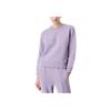 Emporio Armani FW22 Однотонная толстовка с длинным рукавом и круглым вырезом, вышитая логотипом-буквой, женская толстовка, фиолетовая, 6L2M7D-2J49Z-0831