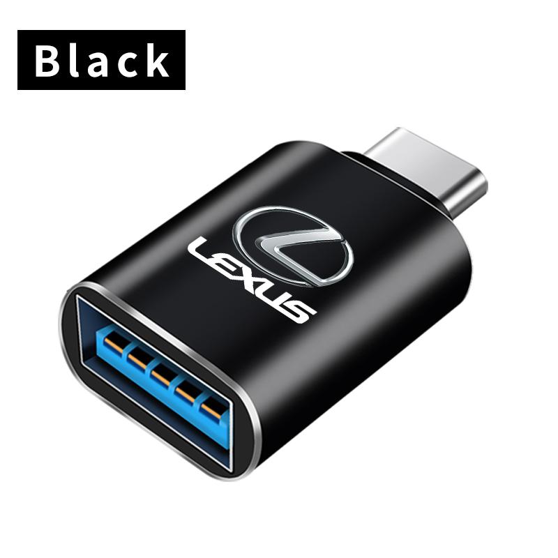 Автомобильный адаптер-преобразователь Type-C на USB 3.0, детали интерьера для Lexus FSPORT LBX NX RX 350h 450h ES UX 300e GS GX IS LS LX CT