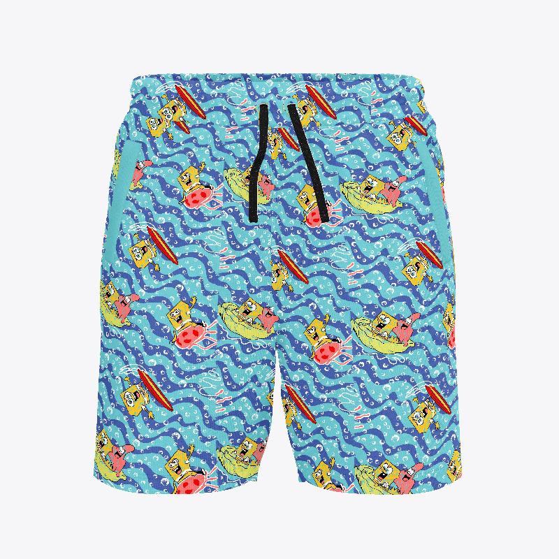 Тайланд Юньнань Фестиваль обливания водой Гавайская рубашка и шорты быстросохнущие - Унисекс Летняя пляжная одежда