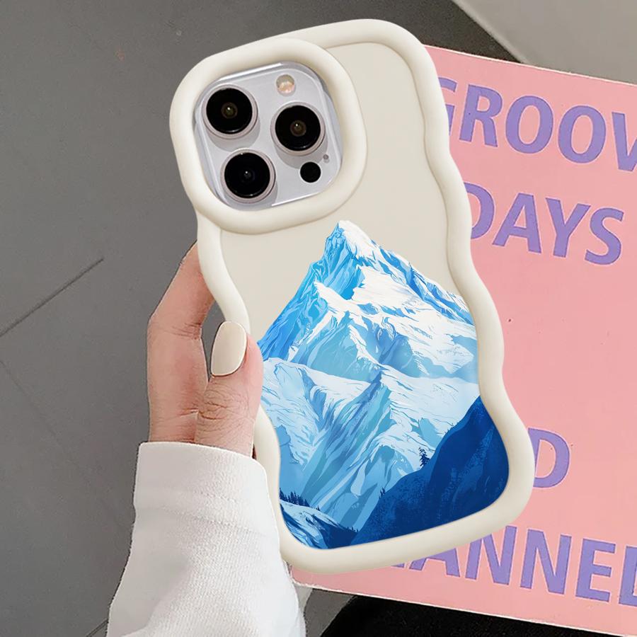 Зимний Снег Веселого Рождества Мягкий Чехол для Телефона для iPhone 15 Plus 14 16 Pro Max 11 XR 12 8 17 Air 13