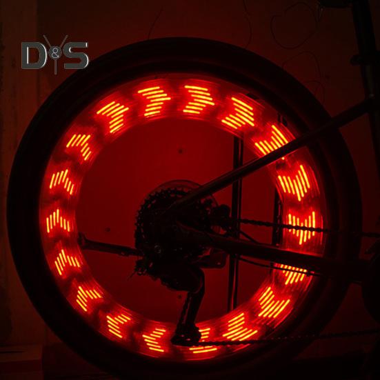 Solar Bike Spoke Lamp Light Motion Sensor Night Riding LED Safety Warning Light Bicycle Rim Wheel Decoration Tire Lamp Bike Accessories
