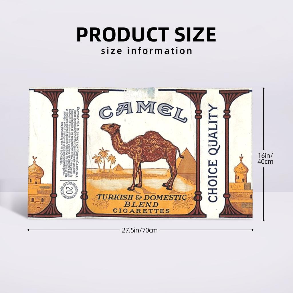 Винтажная пачка сигарет Camel Мягкое лицевое полотенце Быстросохнущее для бассейна Ванной Хлопковые полотенца Впитывающие