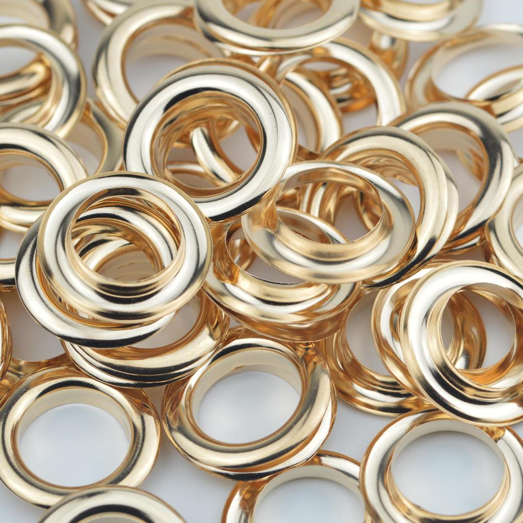 10 Pieces Solid Brass Eyelet Grommets with Washer Fit Leather Crafts Bag Shoes Belt Clothing 20mm