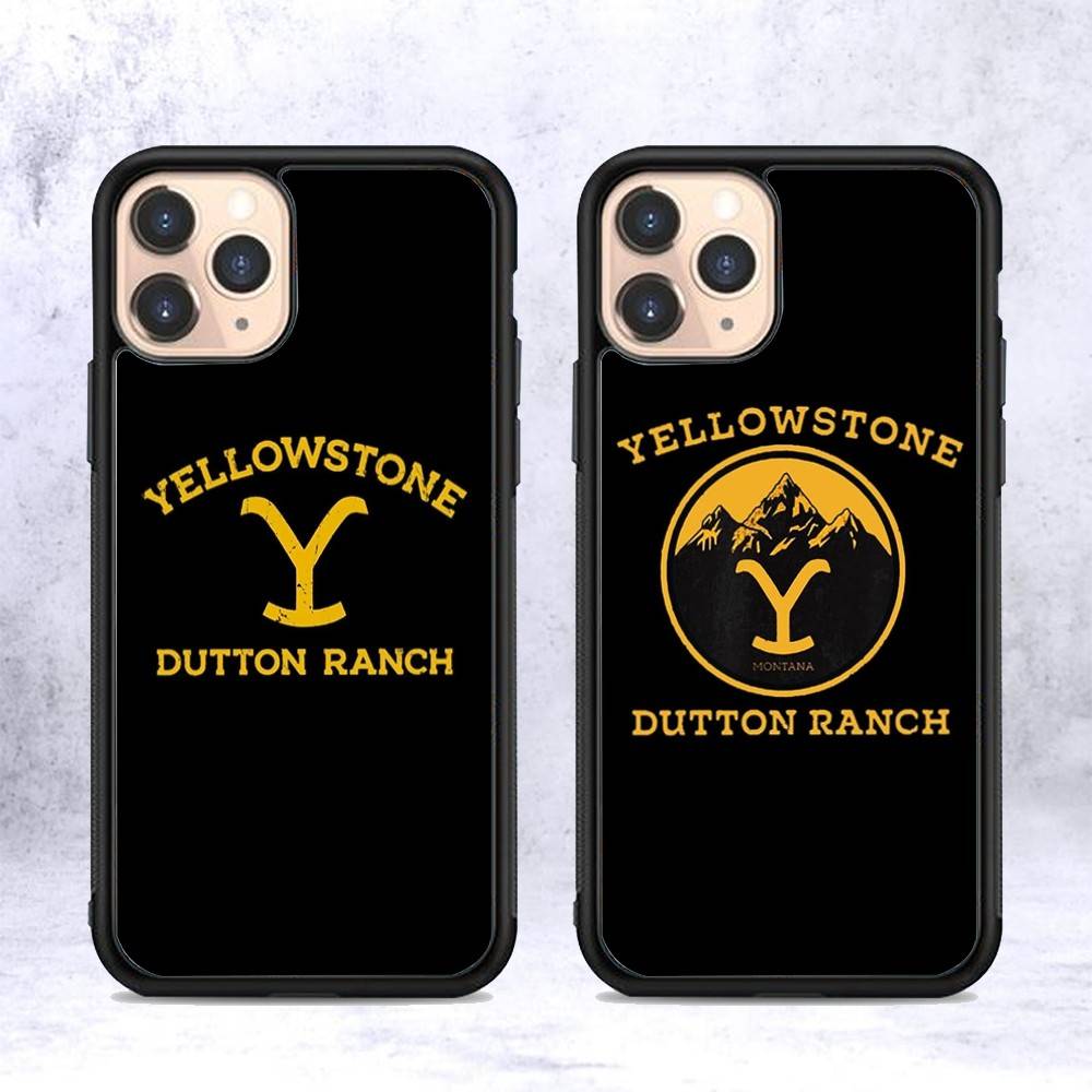 Y-Yellowstone D-Dutton R-Ranch Logo Phone Case For IPhone 16 Pro Max 15 14 Plus 14 13 12 11 17 PC+TPU Cases Back Cover