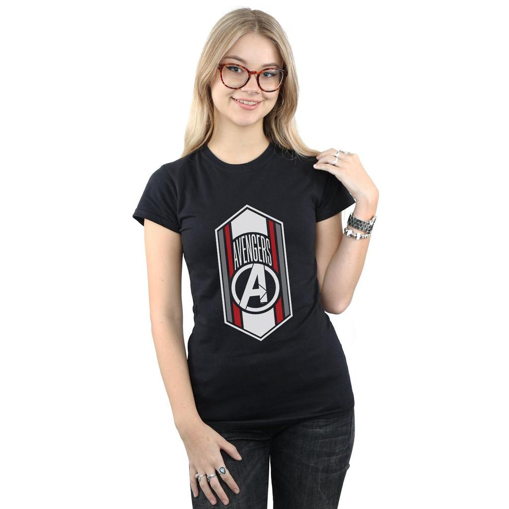 Marvel Womens/Ladies Avengers Endgame Team Icon Cotton T-Shirt