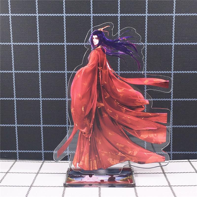 Хаски и его белый кот Shizun Mo Ran Chu WanNing, акриловая фигурка, подставка, модель игрушки, аниме, двустороннее действие