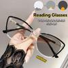 Vintage Photochromic Reading Glasses for Men Women Outdoor UV Protection Far Sighted Eyewear Blue Light Blocking Presbyopia