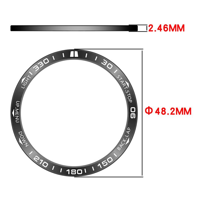 Металлический ободок для Garmin Fenix 8 AMOLED 43 мм 47 мм Смарт-часы бампер чехол для Fenix8 AMOLED 51 мм защитный чехол-рамка