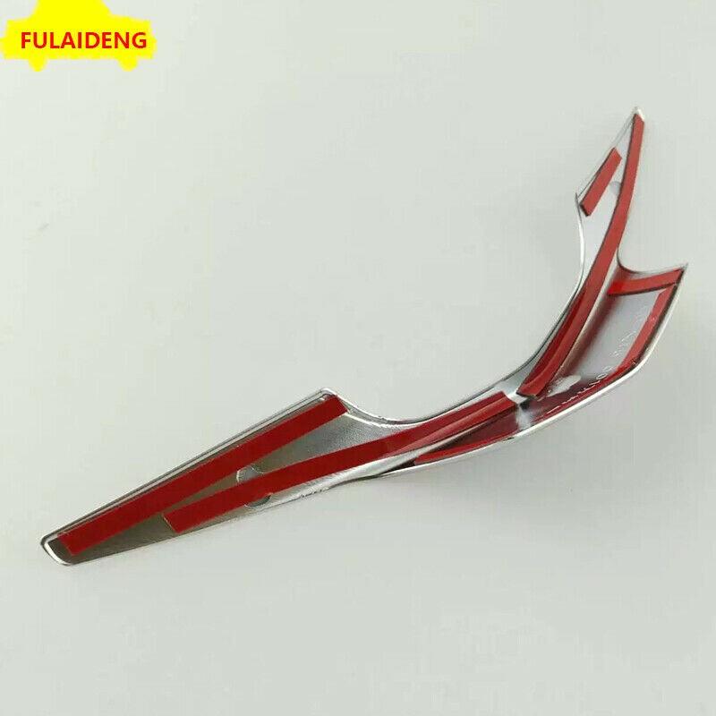 1P For Cadillac XT5 2016-2021 Silver Interior Steering Wheel Moulding Cover Trim