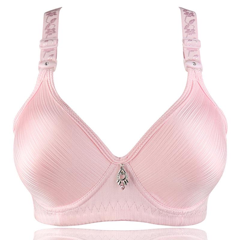 Женские большие бюстгальтеры Push Up Ice Silk Бесшовный верхний бюстгальтер Bralette Lace Wireless Летние бюстгальтеры Plus Size Top Нижнее белье