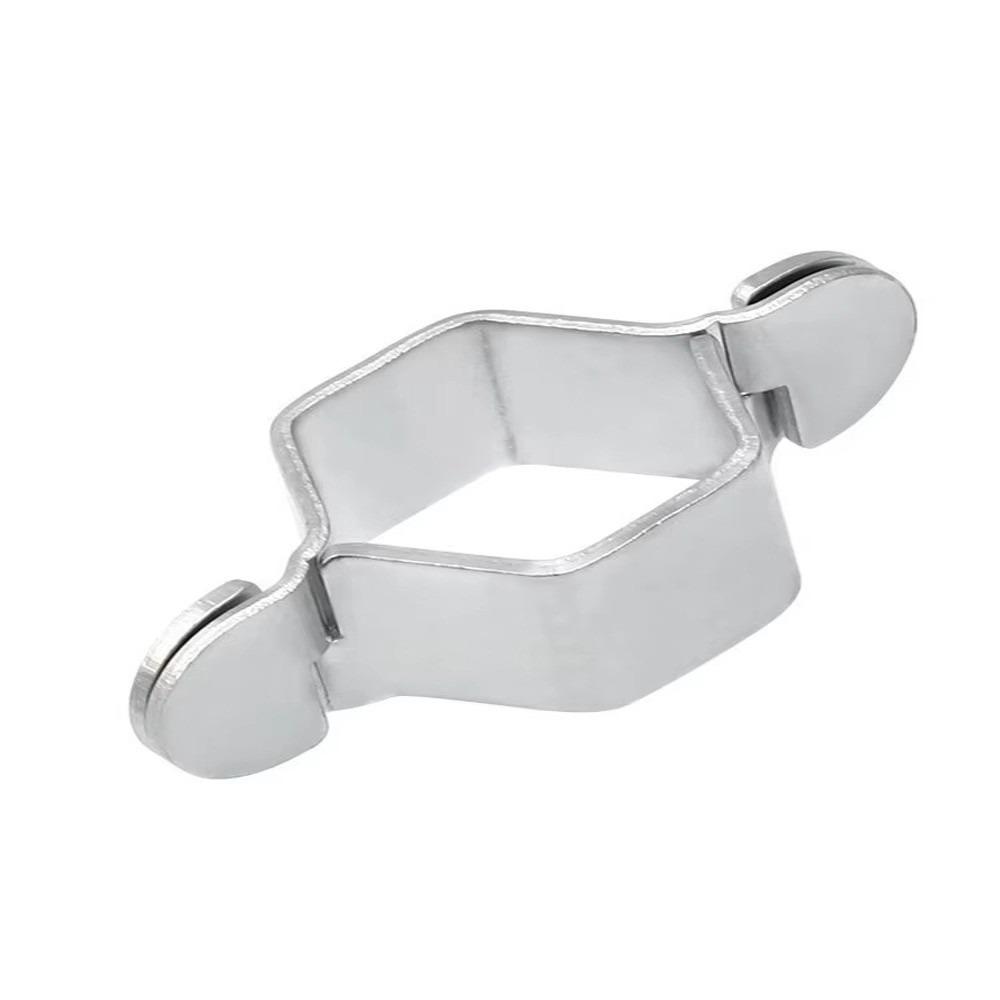 1/5Pcs Durable Stainless Steel Hexagon Nut Wrench Detachable Reusable Hex Wrench 4-point Pipe Hose Wrench Pipe Water Heater