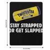 Twisted Tea Оставайся в безопасности или получи пощечину Плед Легкий теплый плед для использования в помещении и на улице
