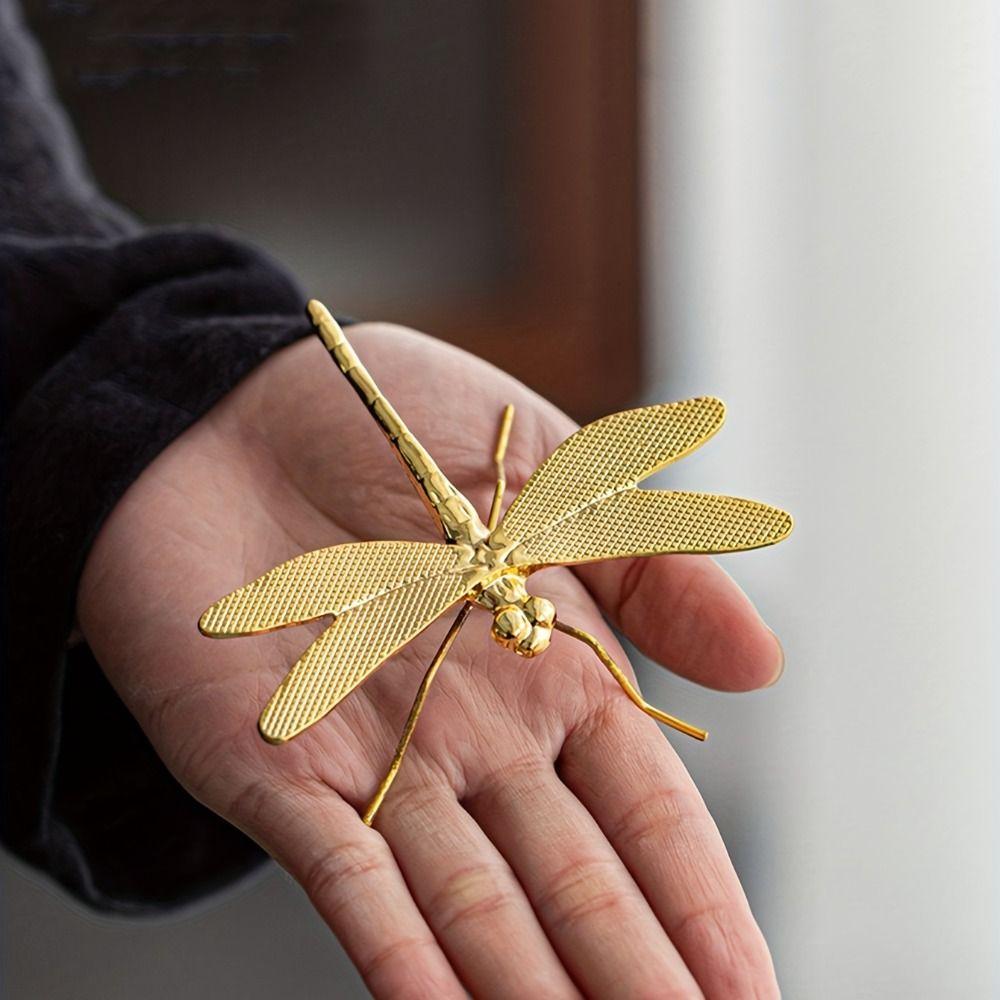Dragonfly Simulation Dragonfly Small Tea Pet Vintage Dragonfly Ornament Tea Ceremony