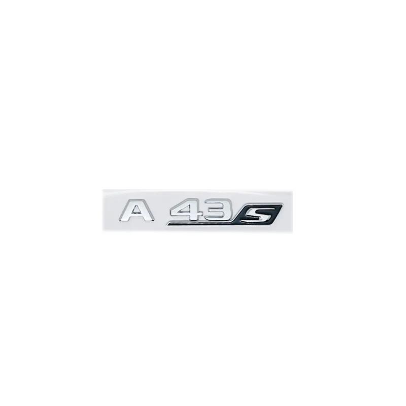 ABS Для Mercedes Benz A35 45 43 AMG W177 W176 A35 A45 A45S TURBO 4MATIC Наклейки-эмблемы с буквами на багажник автомобиля Аксессуары