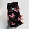Силиконовый чехол для Google Pixel 5 Pixel 5A Pixel5 Pixel5A Мягкий чехол Роскошная мода Бабочки Цветы Нарисованный Черный чехол для телефона