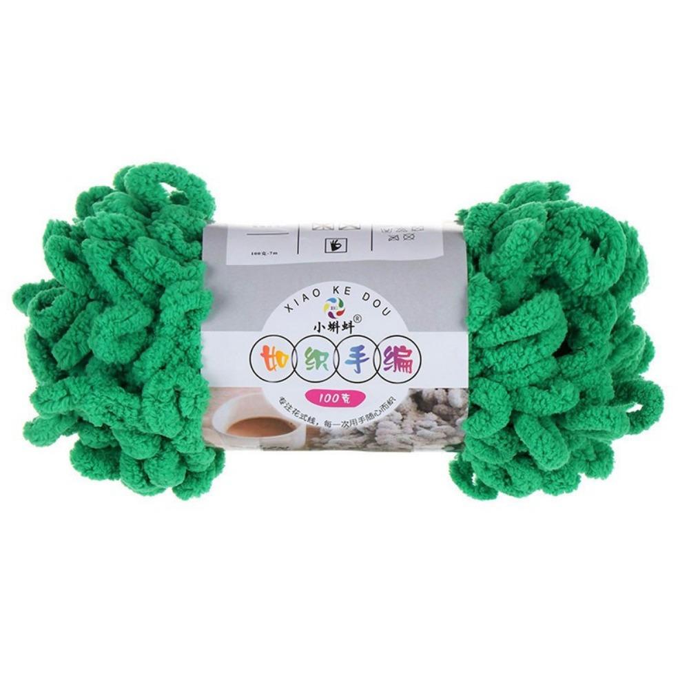 Multi-color Finger Circle Yarn 100g/Roll Hand Knitting Yarn Finger Loop Yarn Crochet Projects