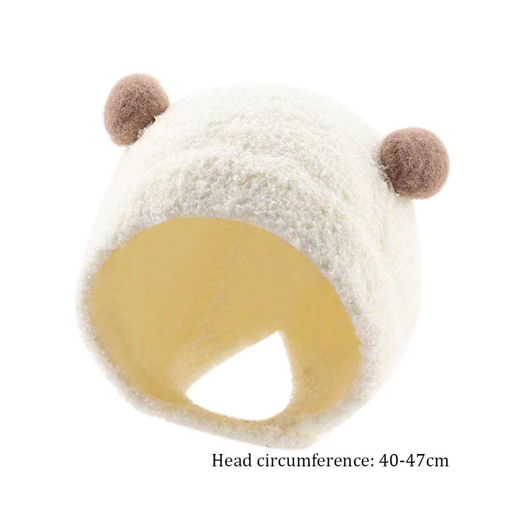 Cute Autumn Winter Hats Warm Warmer Bonnet Toddler Hat Newborn Cap Outdoor