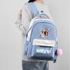 Аниме Наруто, нейлоновый милый мягкий рюкзак, школьная сумка для девочек-подростков, повседневная сумка для книг, мужская и женская дорожная сумка для отдыха