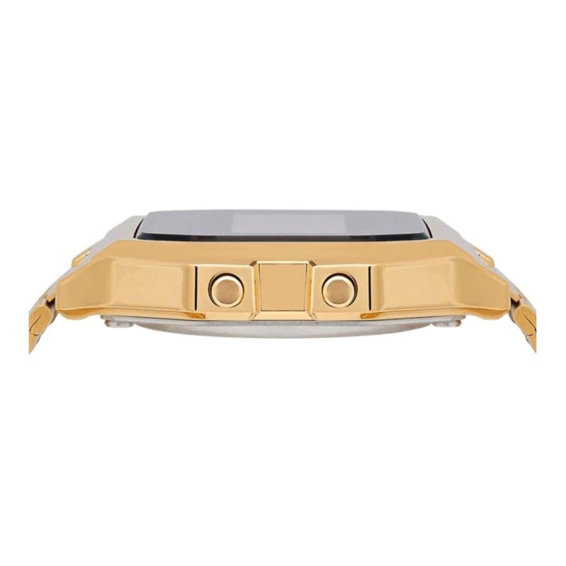 Casio Серия YOUTH - маленькие металлические квадраты, модные, ретро, трендовые, business casual, универсальные маленькие квадраты, квадратный ЖК-дисплей, A159WGEA-1DF