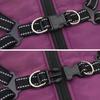 Dog Coat Purple L24 Fleece and Polyester
