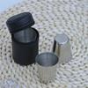 1/4Pcs 30ml Outdoor Practical Stainless Steel Cups Mini Set Glasses For Whisky Wine With Case Travel Portable Wine Glass