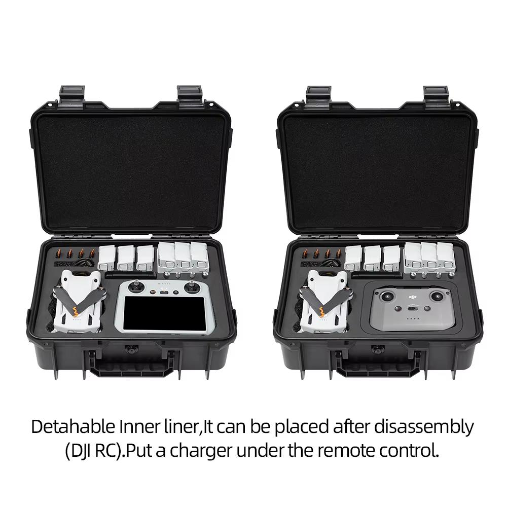For DJI Mini 3/3Pro Case with Shoulder Strap, Mini3 Pro Explosion Proof Case,Hard Shell Mini 3 Pro Bag Portable Waterproof Box