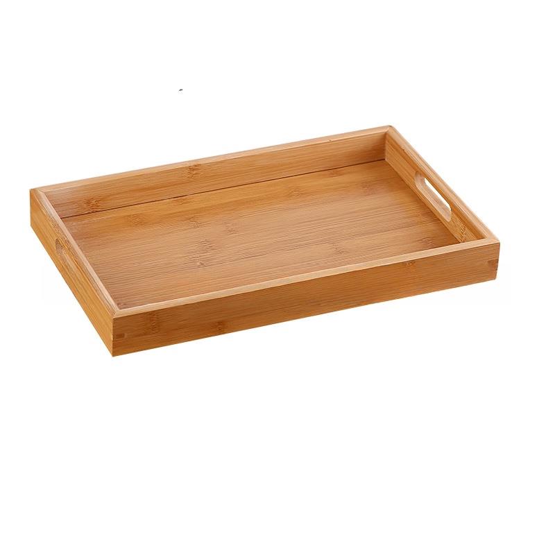 Bamboo Wood Rectangular Serving & Tea Tray