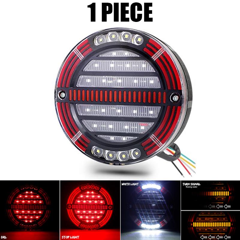 Waterproof 12V 24V Trailer Truck LED Rear Taillight Brake Stop Turn Signal Indicator Light Fog Tail Lamp Reversing Running Lamp