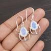 Milky Opal 925 Solid Sterling Silver Earrings, Handmade Gemstone Earrings Jewelry, Gifts For Wife Brand New Earrings