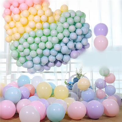 100 шт. 5-дюймовых латексных шаров макаронс с гелием для дня рождения, товары для вечеринки, воздушные шары, свадебные шары KTY