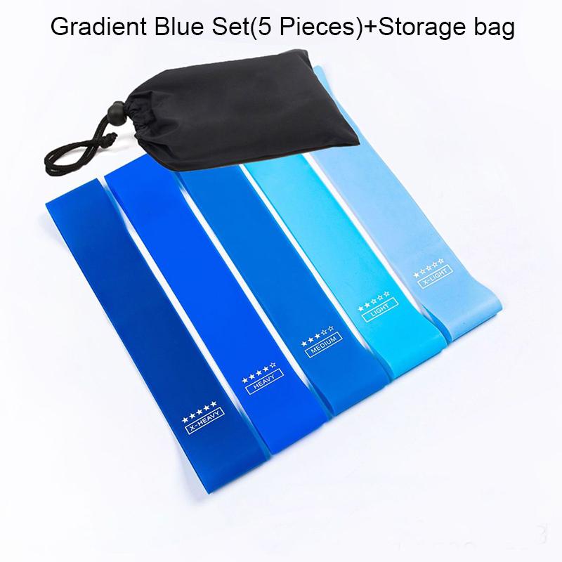 5-уровневые ленты сопротивления для йоги и фитнеса, силовые тренажеры для тренировок