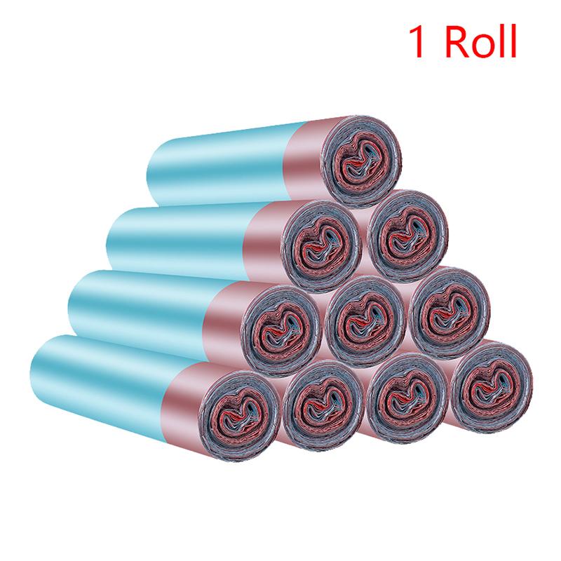 Ручные закрытые утолщенные мусорные мешки одноразовые бытовые мусорные мешки кухонные мусорные мешки для уборки водонепроницаемые для хранения