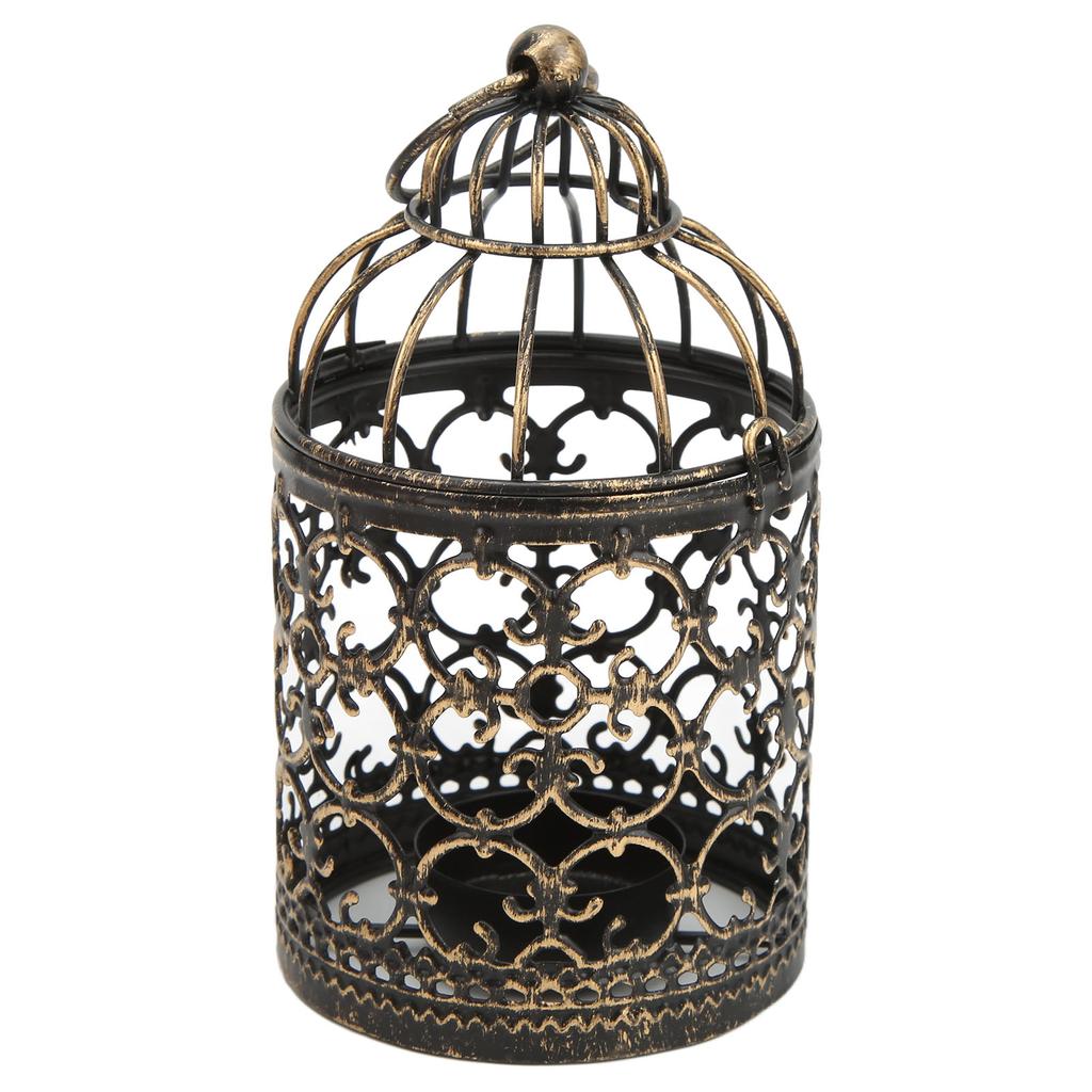 Подсвечник из железа в европейском стиле с защитой от ржавчины в стиле ретро, винтажный подсвечник для