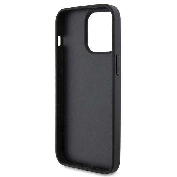 Ferrari Fehcp15Xrduk iPhone 15 Pro Max 6.7 Черный/Black Жесткий чехол Стеганый Металлический логотип