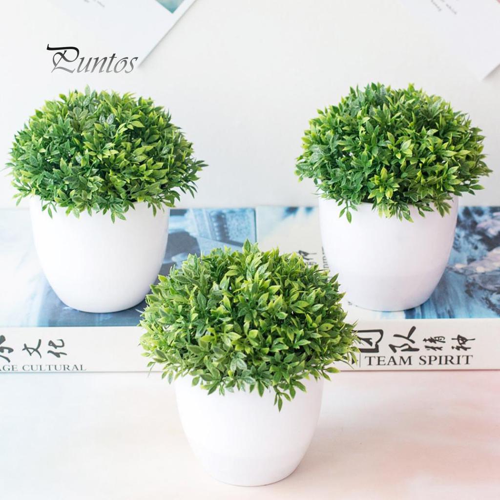 1/2Pc Artificial Plant Grass Ball Miniascape Wedding Party Home Table Bonsai Decor
