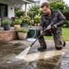 60 Bar Cordless Pressure Washer with Multi-Function Nozzle for Garden Cleaning