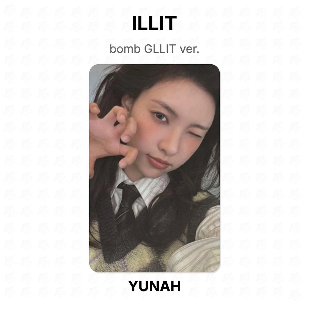 ILLIT Бомба GLLIT версия. Официальная фотокарта