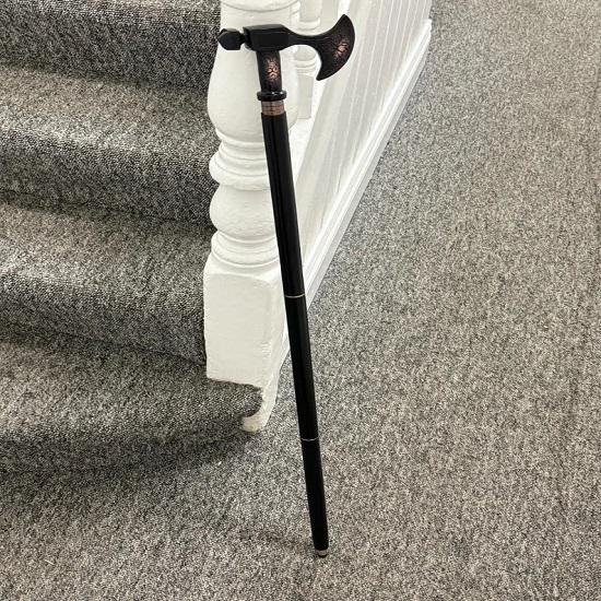 Топор Викинг Трость Трости Красное Дерево Двойной Складной Уникальный Дизайн Ручки