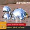 304 Stainless Steel Mirror Finish Hollow Hemisphere Decoration Ball