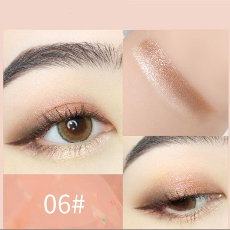 Новый бархатный стик для теней 2 в 1, ленивый макияж глаз, двойной градиент, профессиональные водостойкие мерцающие металлические тени для женщин