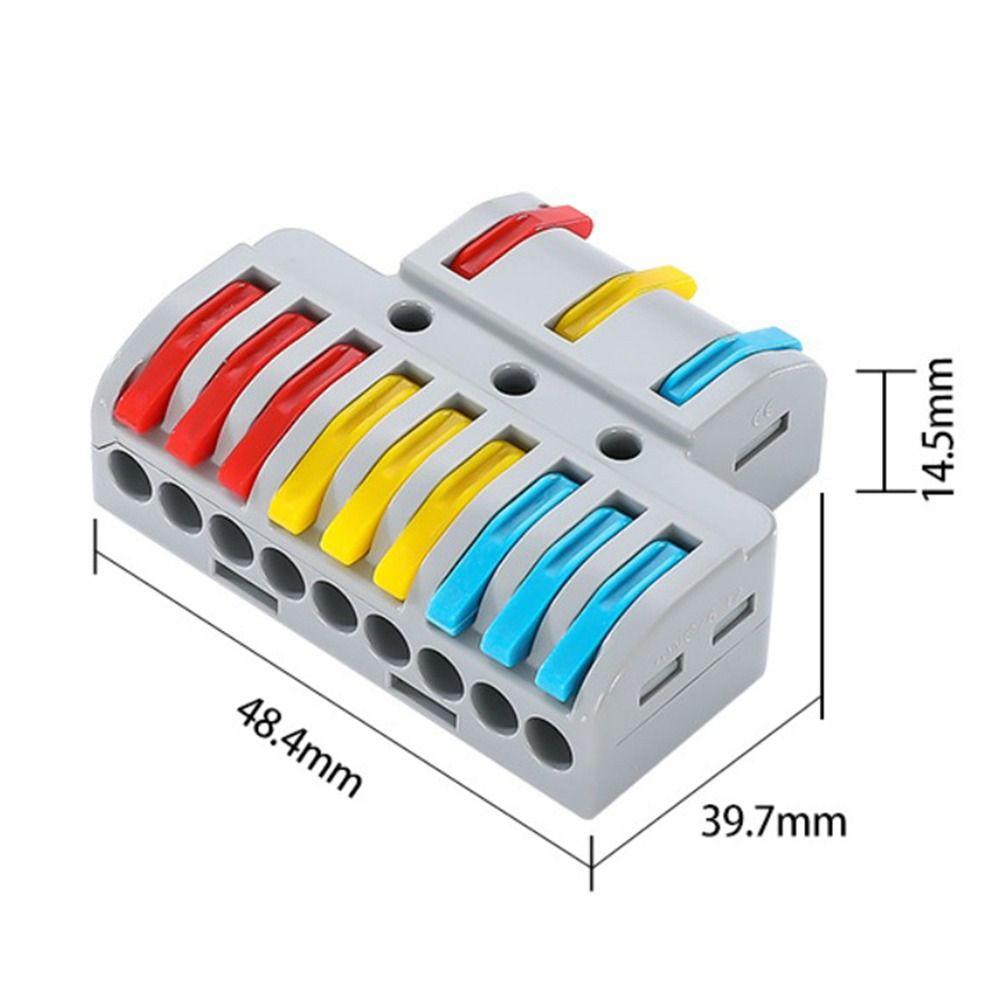 Mini Wire Connector Universal Compact Fast Connector Push-in Terminal Blocks Electrical