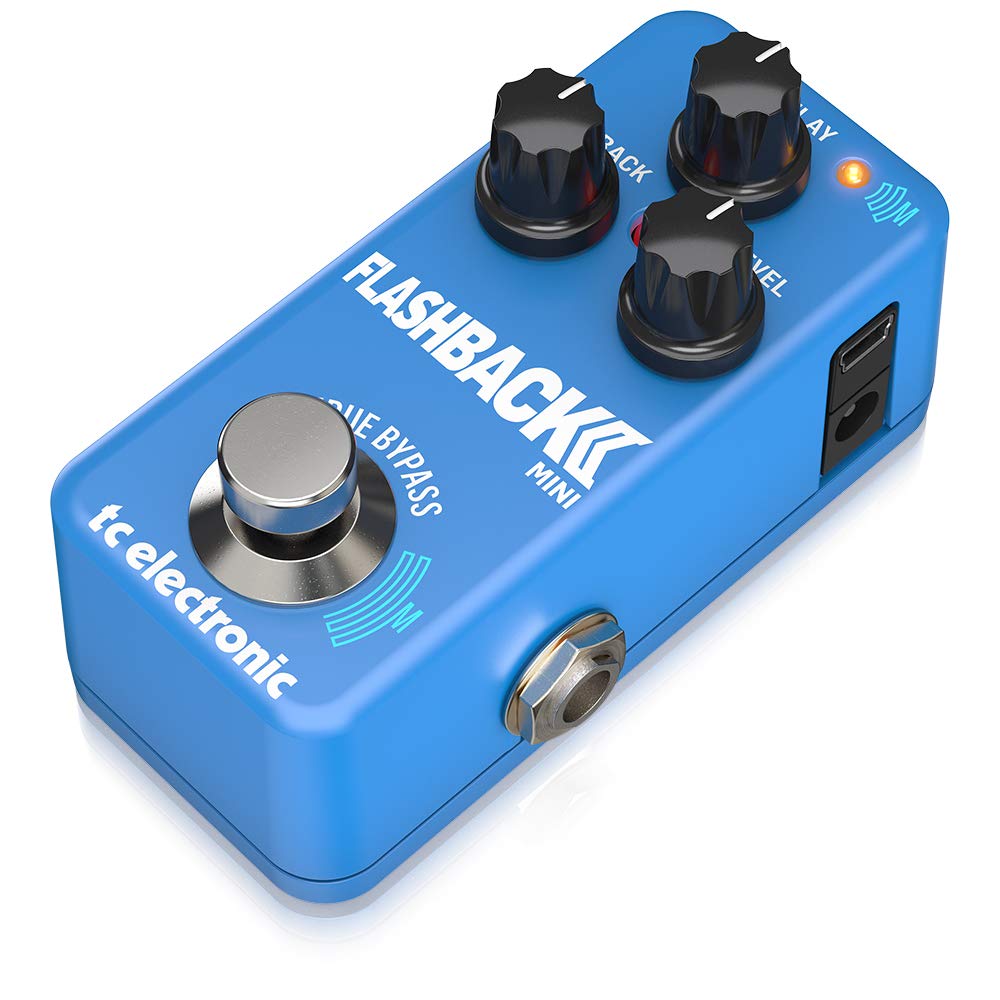Цифровой педаль-дилей tc Electronic с TonePrint, алгоритмами студийного качества, ножным переключателем MASH, Crystal Delay, True Bypass и встроенным буфером,