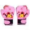 Children Boxing Gloves Mesh Breathable PU Leather Flame Gloves Punch Training Fight Mitts Children Grappling Gloves