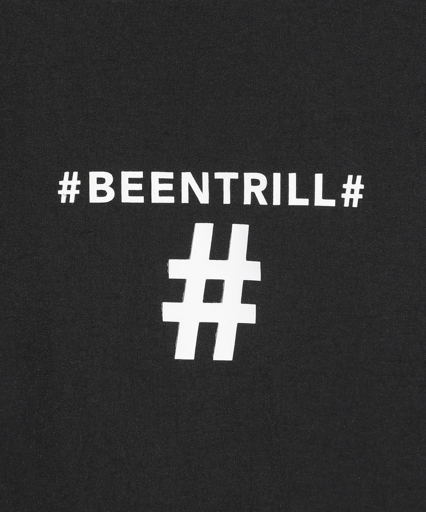 Beentrill Essential Короткий анорак с капюшоном на молнии и маленьким логотипом (черный)