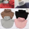 Windproof Fake Collar Cotton Scarf Fashion Turtleneck  Women