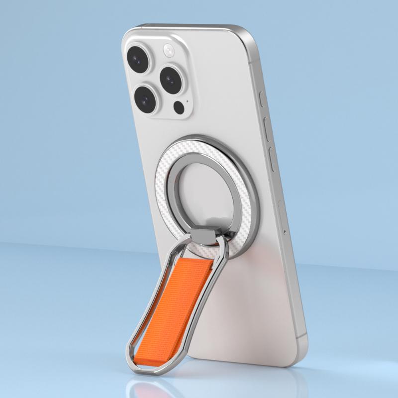 Металлический магнитный держатель для мобильного телефона для Magsafe Съемный регулируемый вращение на 360° Сильная магнитная подставка для iPhone 16 15 Samsung