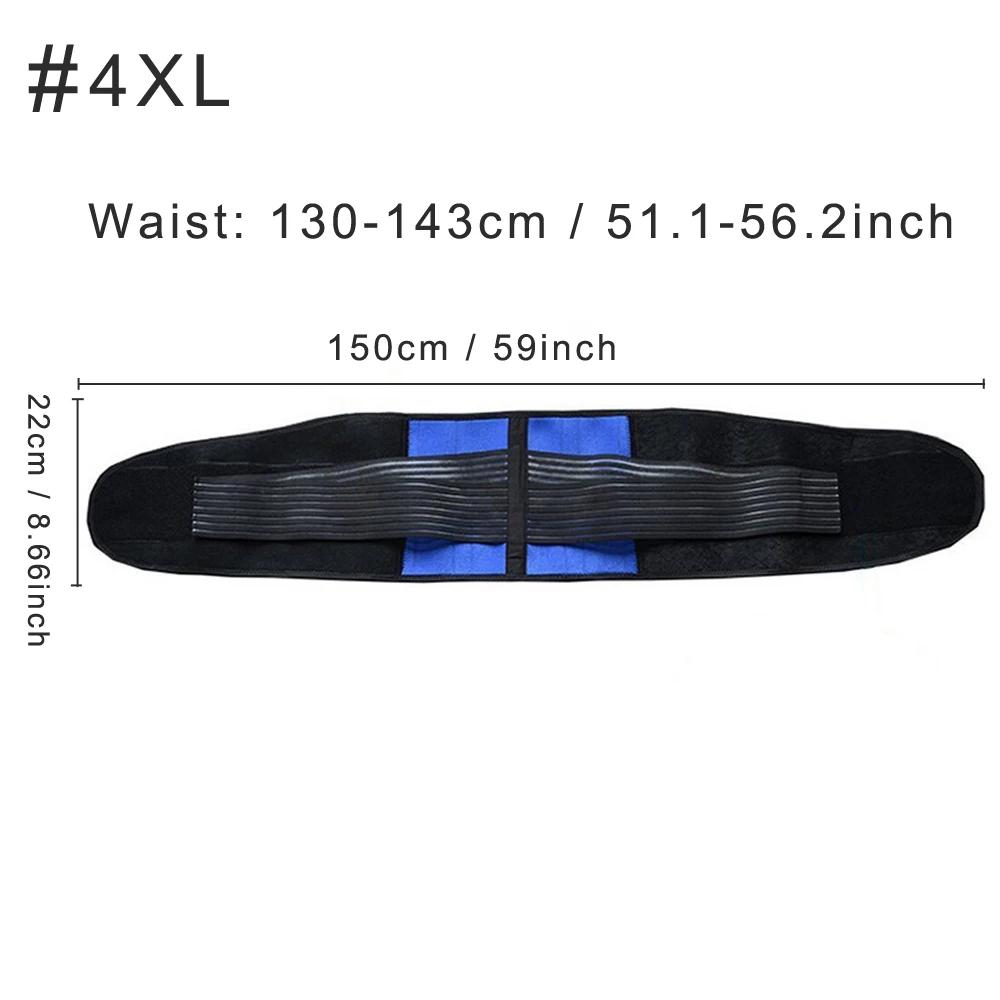 Tcare Lumbar Back Brace Support Belt - Lower Back Pain Relief Massage Band For Herniated Disc Sciatica And Scoliosis For Unisex