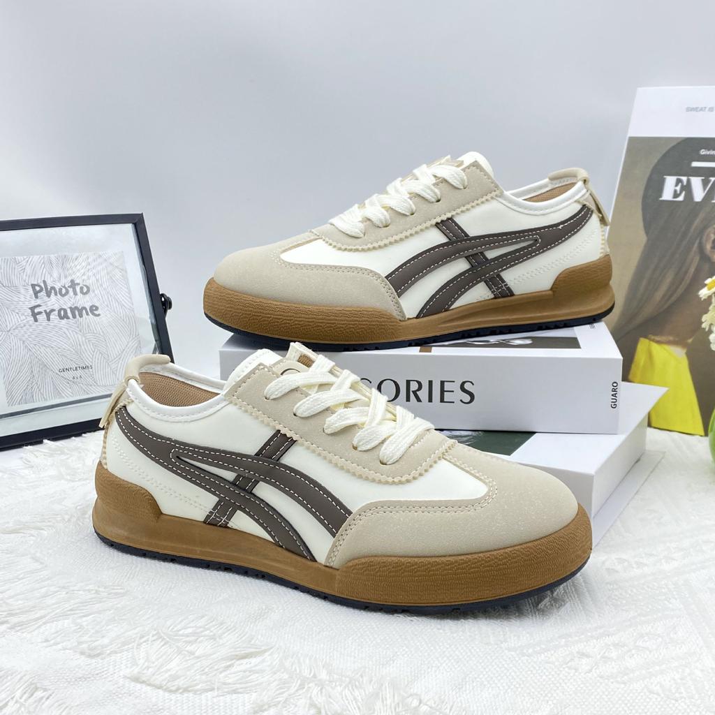 2025 Spring and Summer New German Training Sports and Leisure Board Shoes Niche Versatile Explosion Original Forrest Gump Shoes White Shoes Women's