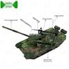 Модель основного боевого танка 99A из сплава