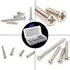 Wood Screws, 1000pcs Screws Self Tapping Screws Assortment Set, Pan Head Screw Gift